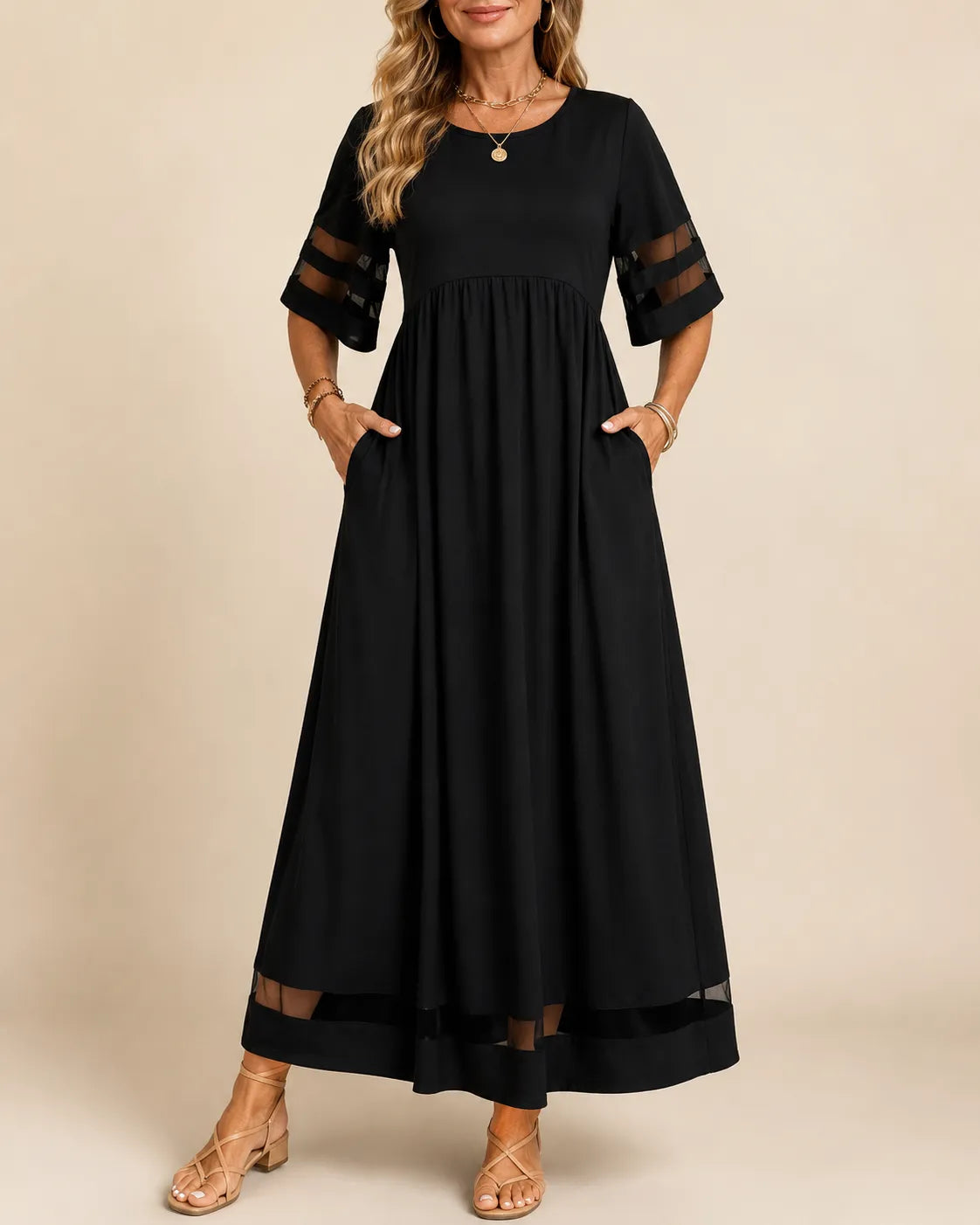 עינב™ | שמלת מידי מחמיאה ומחטבת